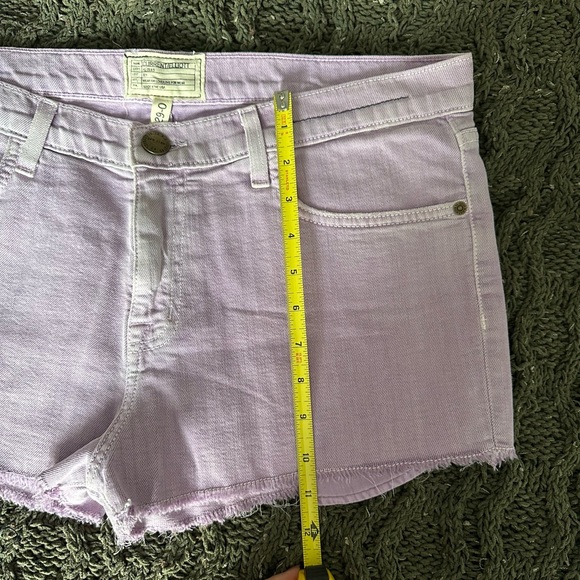 Current/Elliott The Boyfriend Short Low Rise Lavender Size 29 Like New - Picture 9 of 10